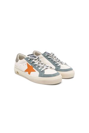 sneakers in pelle bianco GOLDEN GOOSE KIDS | GTF00496F00608611905